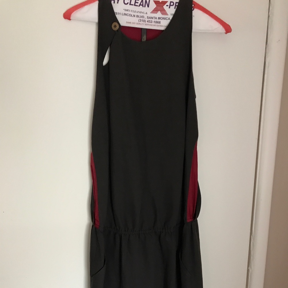 Halter dress with pockets